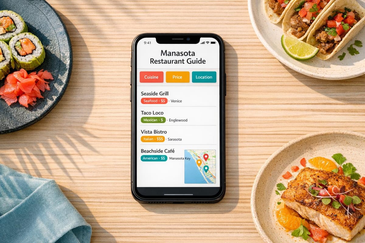 Manasota Restaurant Guide